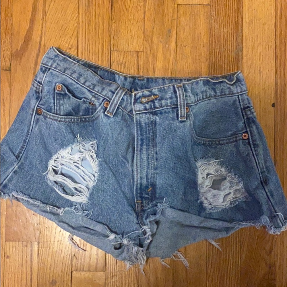 Levi’s reclaimed vintage jean shorts
